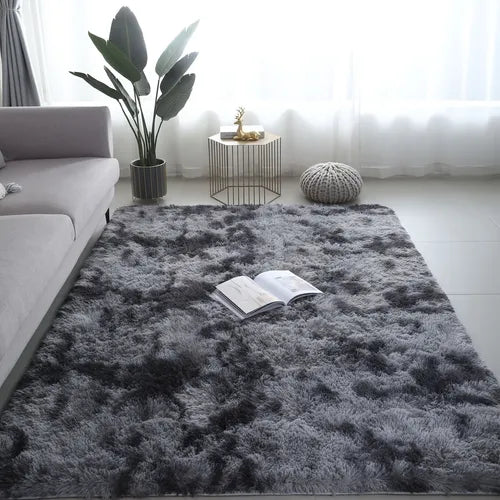 1pc, Grey Plush Rug, Bedroom Soft Area Rug, Fluffy Rug, Living Room Shaggy Carpet, 62.99*90.55inch/160*230cm,62.99*78.74inch/160*200cm,47.24*78.74inch/120*200cm,39.37*78.74inch/100*200cm,15.74*23.62inch/40*60cm, 47.24*62.99inch/120*160cm