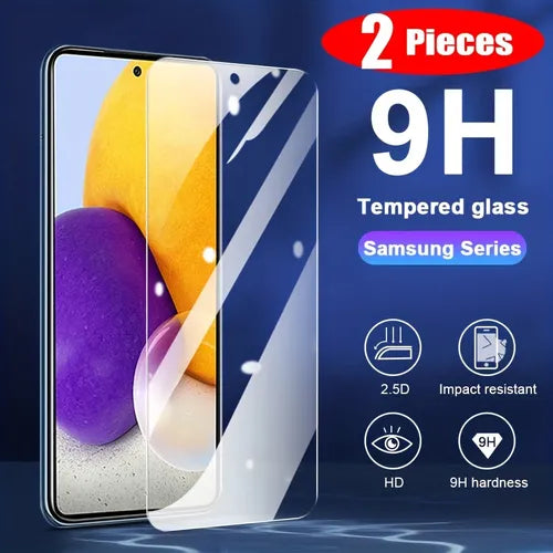 HD 9H Clear Tempered Glass For Samsung Galaxy A54 A14 A23 A03S A53 A52 A42 A32 A13 A20 A12 Screen Protector