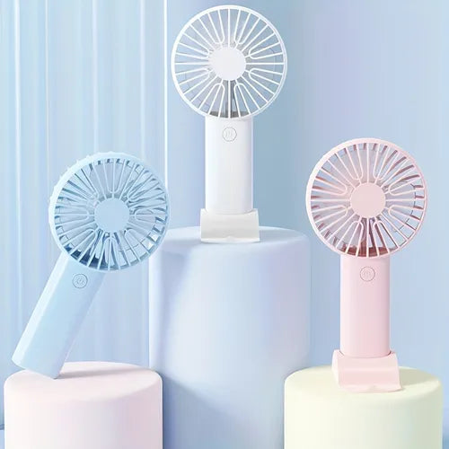 1pc Handheld Fan Desktop Fan USB Mini Electric Fan, Dormitory Fan, Mini Desktop Fan