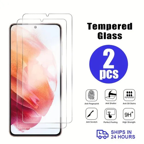 2Pcs Tempered Glass Screen Protector For  Samsung Galaxy A90 A82 A80 A90 A72 4G A71 A72 A73 5G