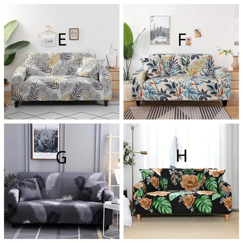 1pc Printed Sofa Cover With 1pc Pillowcase, Without Pillow Core, Home Decor