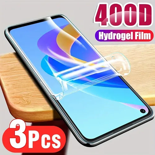 3pcs Hydrogel Film Screen Protector For OPPO A32/A32 2020/A72/A72 5G/A92/A73/A74 5G/A54 5G