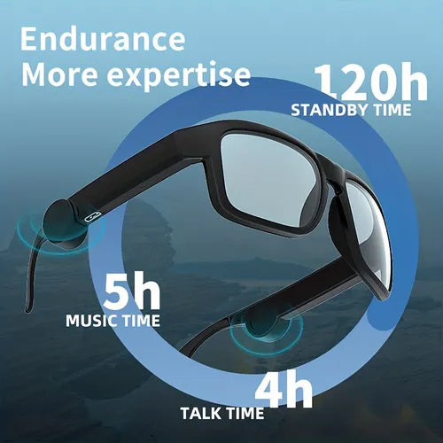 Glasses Wireless Earphones, Ear Mounted Earphones, Air Conduction Earphones, Intelligent Glasses Earphones, Air Conduction Concept, Myopia Glasses, Wireless Sports Music Glasses, Anti Blue Light Sunglasses, Driving