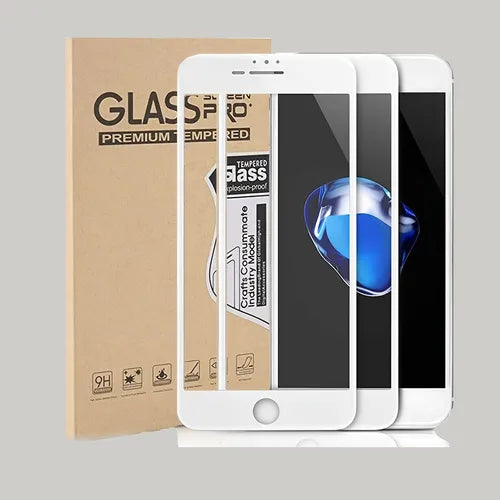 2Pcs Screen Protectors, Full Coverage Tempered Glass Film Edge To Edge Protective Phone Film For iPhone 6 Plus/6S Plus/7 Plus/8 Plus