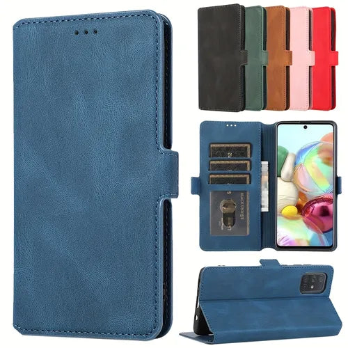 PU Leather Flip Wallet Case For Samsung Galaxy A54 A34 A14 4G A73 A53 A33 A13 A72 A52 5G Card Stand Slots Phone Cover