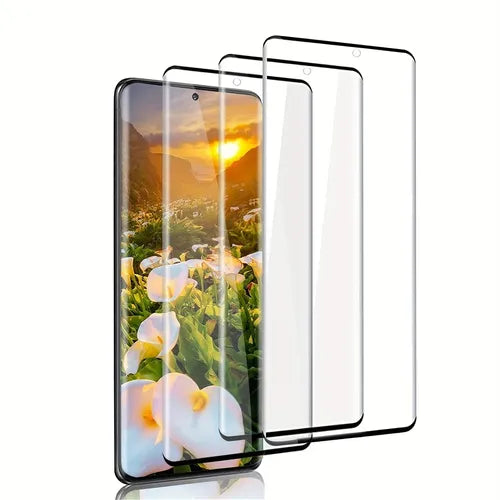 3pcs Curved Tempered Glass Protective Film Screen Protector Full Cover For Xiaomi Mi Note 10 Lite 11 Ultra Cc9 Por Note 10 10 11 Pro