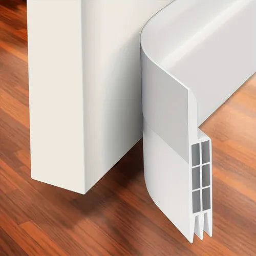 1pc, Door Draft Stopper, Door Sweep For Exterior/Interior Doors, Under Door Seal Under Door Draft Blocker, Soundproof Door Bottom Weather Stripping, 2.54-10.16/12.7cm X 99.06cm