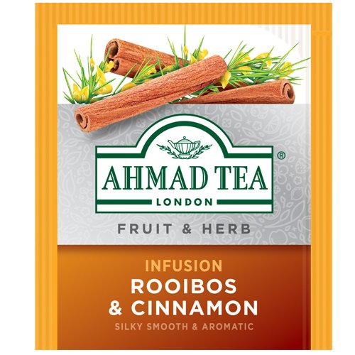 Ahmad Herbal Tea. Rooibos & Cinnamon 20 teabags