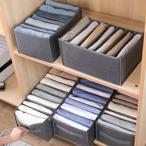 1pc, Clothing Storage Organizer Pants Sock Organizers Bedroom Jeans Organizer Drawer Separator Closet Organizer For Underwear T-shirt