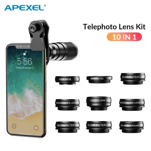 APEXEL 22X 10in1 Lens Kit