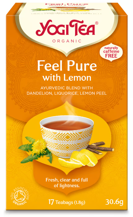 Yogi Tea Feel Pure Lemon REQUIREMENTS 17 bags | Apohem