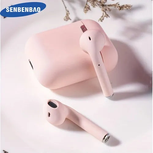 SenBenBao Earphones Tws In Ear 50 Running Sports Stereo Buttons With Microphone Wireless Headphones