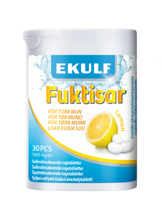 EKULF Fuktisar Lemon 30 lozenges