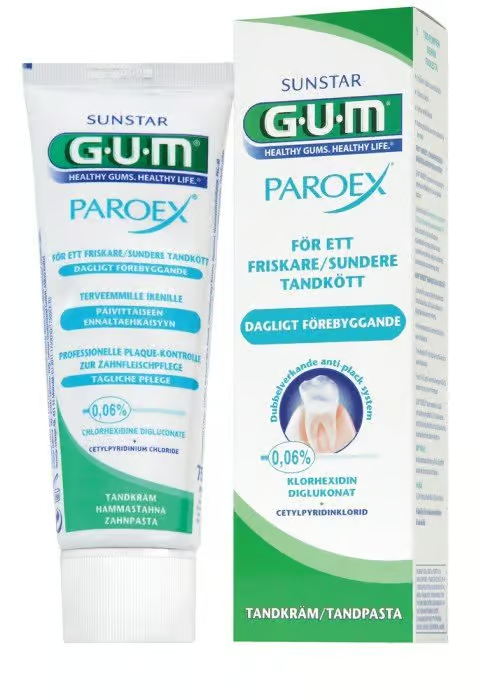 GUM Paroex Toothpaste 0.06%, 75 ml