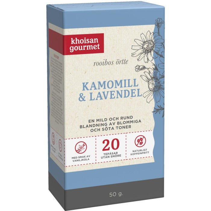 Khoisan Gourmet Rooibos Tea Herbal Tea Chamomile & Lavender