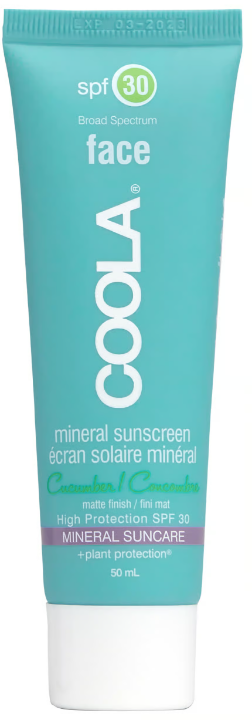 COOLA Mineral Face Matte SPF 30 Cucumber 50ml