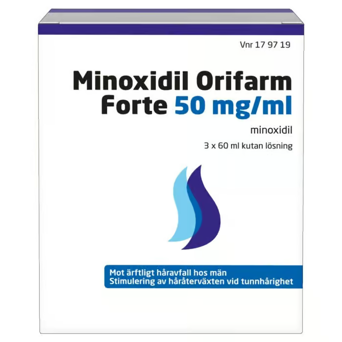 Orifarm Minoxidil Orifarm Forte 50mg/ml Cutaneous solution 3