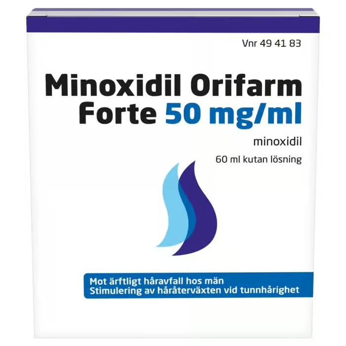 Orifarm Minoxidil Orifarm Forte 50mg/ml Cutaneous Solution 60