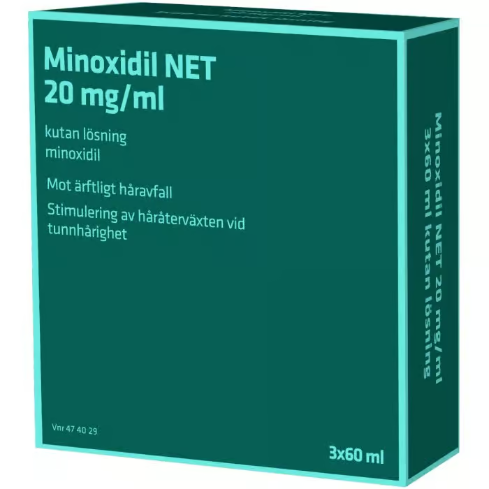 NET Minoxidil NET 20mg/ml Cutaneous solution 3 x 60 ml