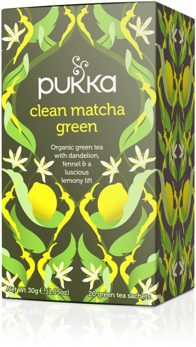 Pukka Clean Matcha Green 20 tea bags