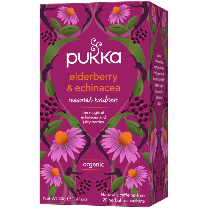 Pukka Elderberry & Echinacea 20 tea bags