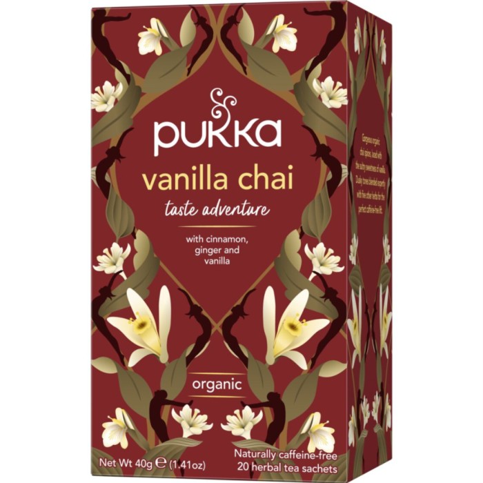 Pukka Vanilla Chai 20 tea bags