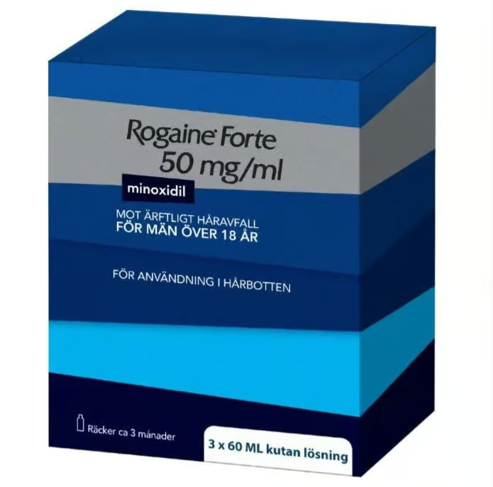 Rogaine Forte Cutaneous Solution 50mg/ml 3 x 60 ml