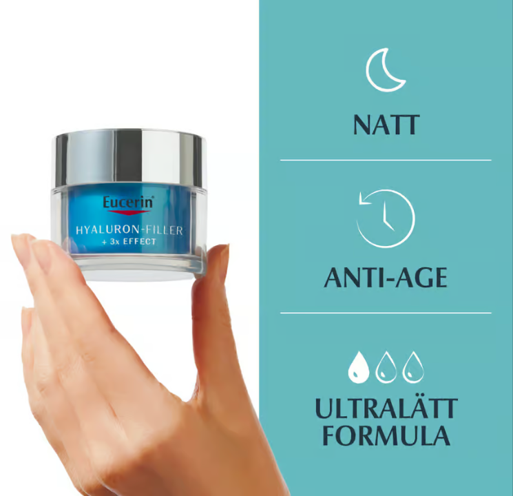 Eucerin Hyaluron-Filler + 3x Effect Moisture Booster Nig