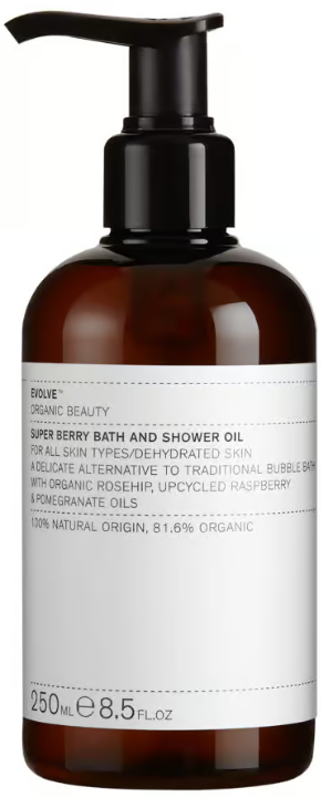 Evolve Organic Beauty Super Berry Bath & Shower Oil 250