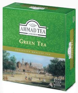 Ahmad Tea Green Tea in bag, 100 pcs - Arabian Shopping Zone