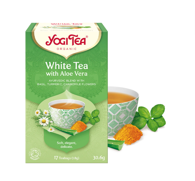 YOGI TEA White Tea Aloe Vera Teabags 30.6g