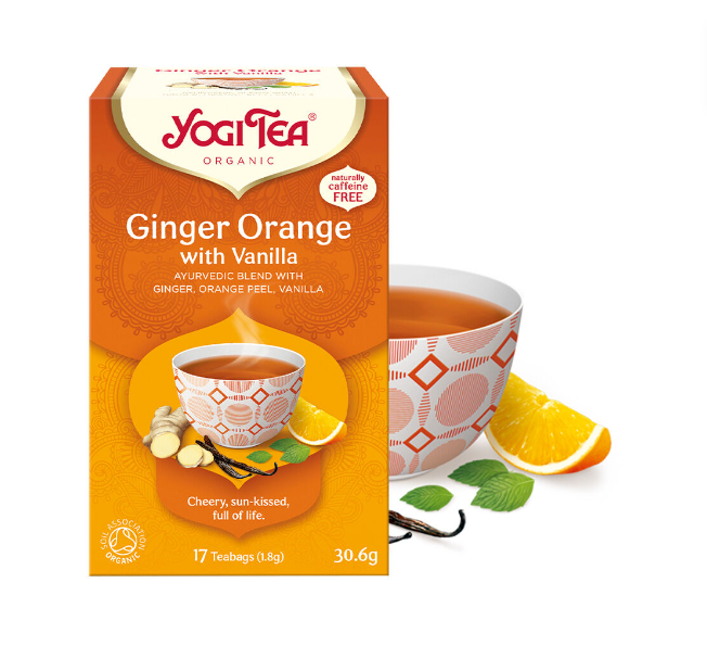 Yogi Tea Ginger Orange with Vanilla Teabags 30.6g